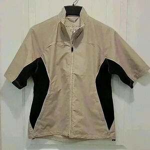 Glen Echo Golf Dry Gear Zip Up Half Sleeve  Jacket Size Medium